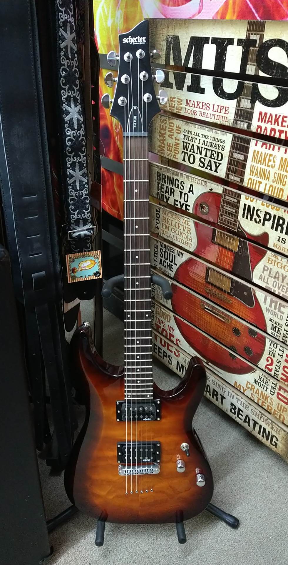 Schecter C-6 Plus Vintage Sunburst (VSB)
