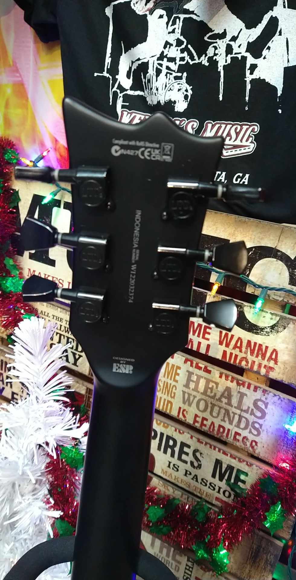 LTD EC-256 - BLKS Electric Guitar – The Ultimate Rock Machine (in Black Satin) - Used