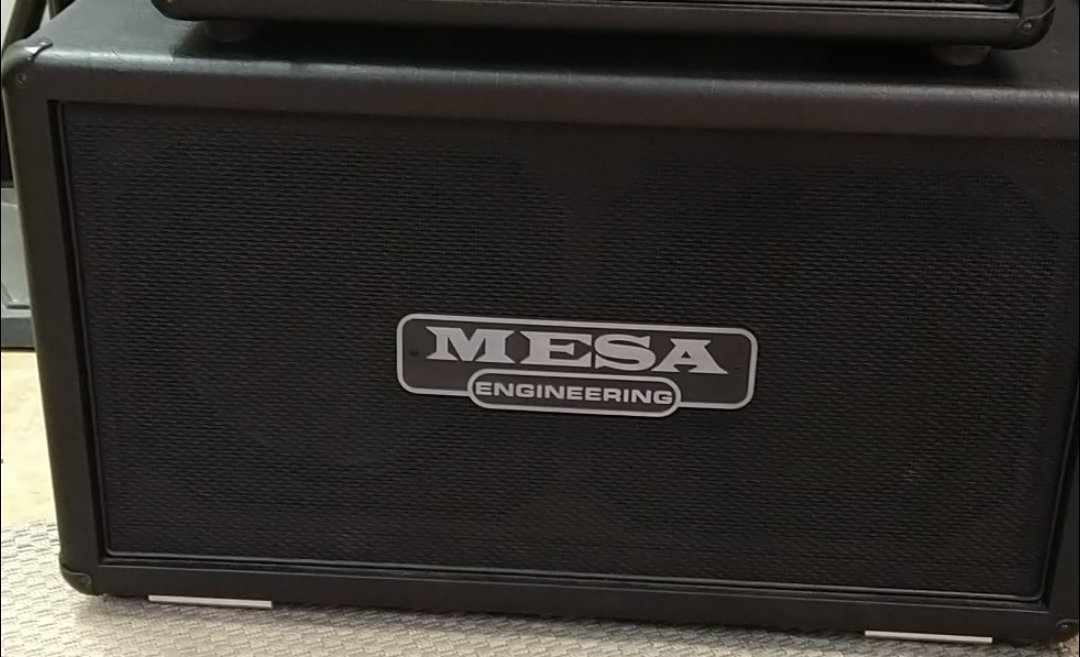 Mesa 2X12 Compact Rectifier Cabinet, Black Bronco