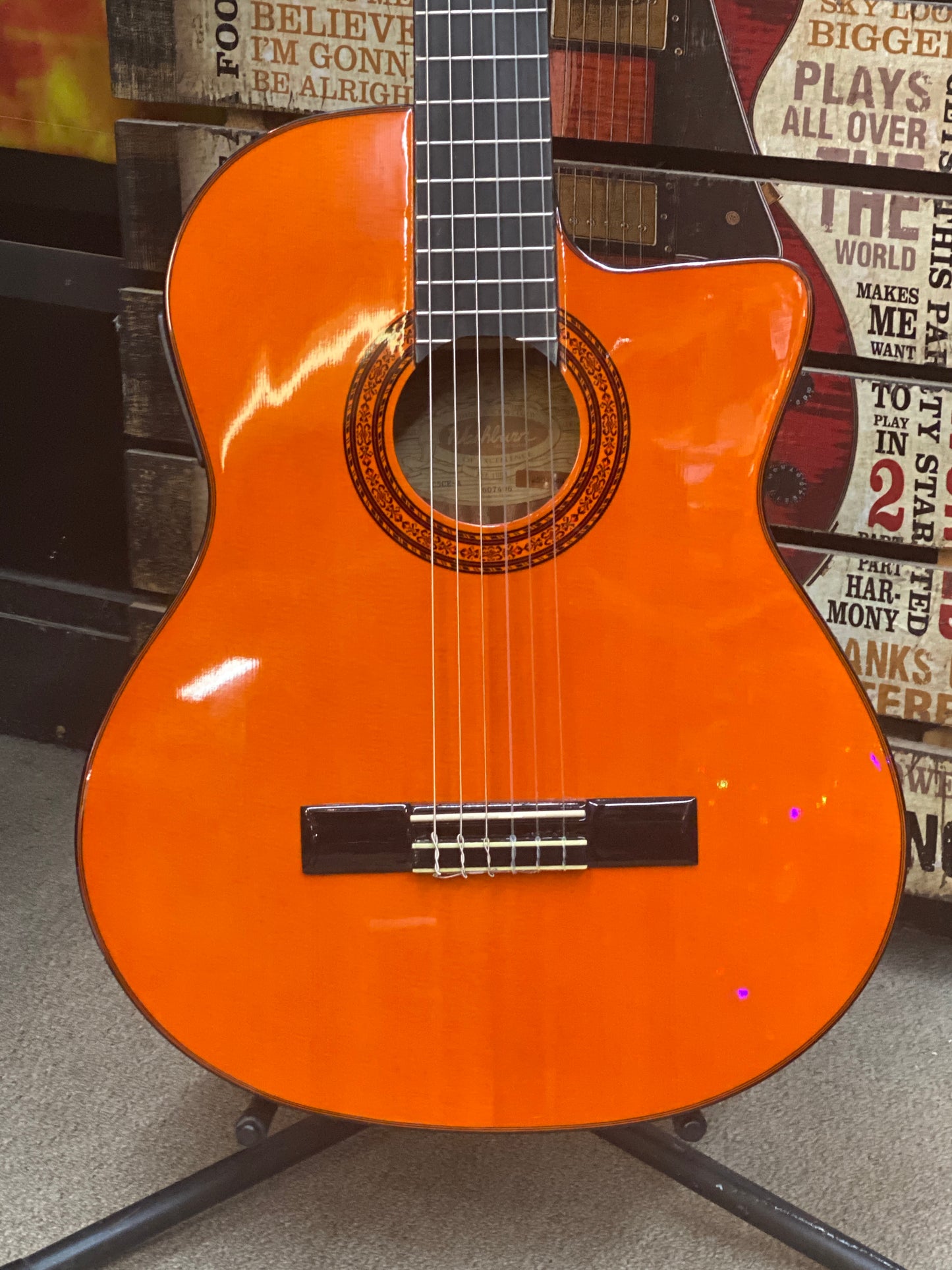 Washburn C5CE Classical Acoustic Electric - Amber - B-stock