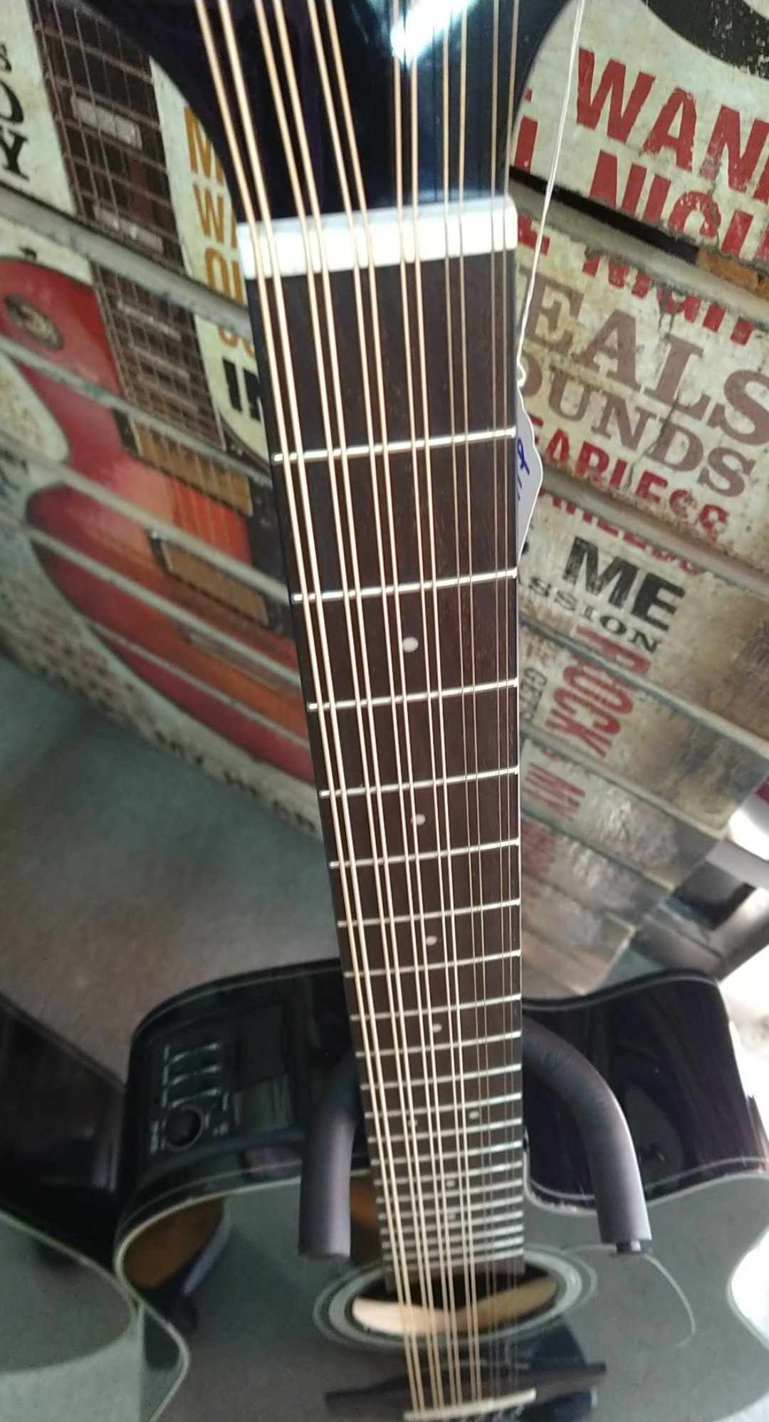 Takamine GD30CE-12 BLK G30 Series 12-String Dreadnought Cutaway Acoustic/Electric Guitar Available in Requinto Tuning