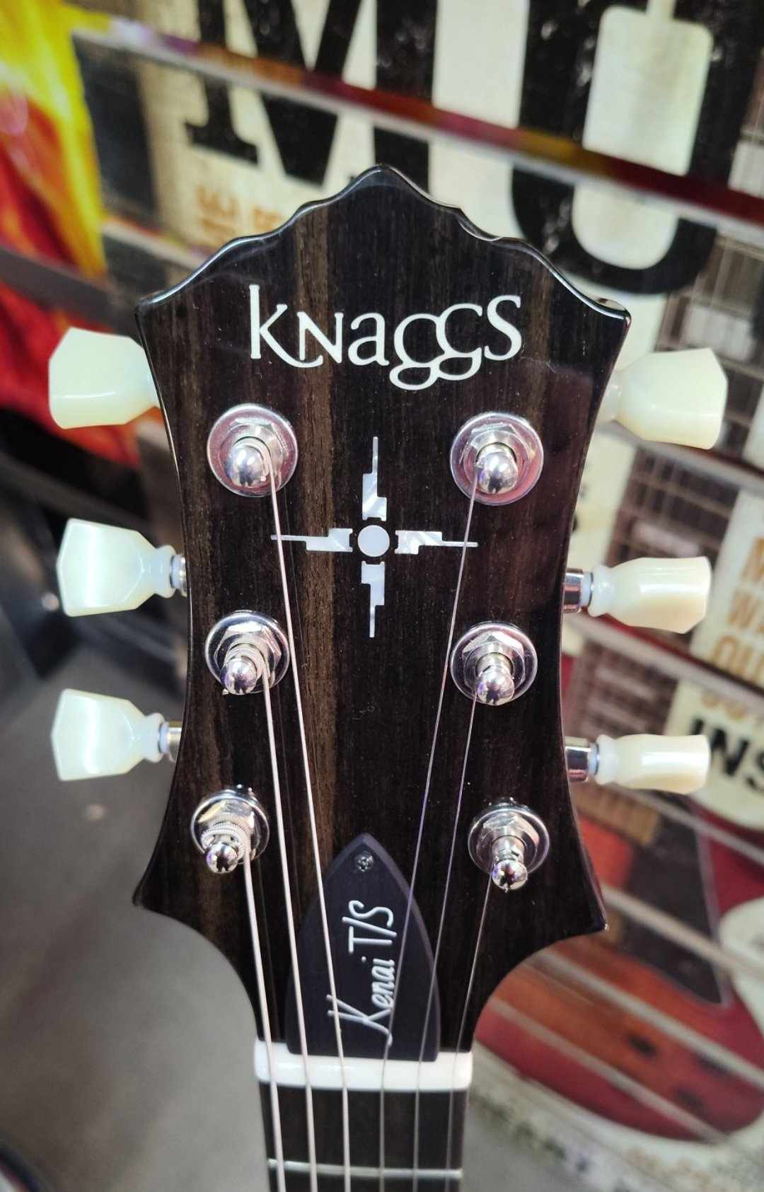 Knaggs Kenai TS - Charcoal Tiger - Rosewood Fingerboard - Hard Case Included