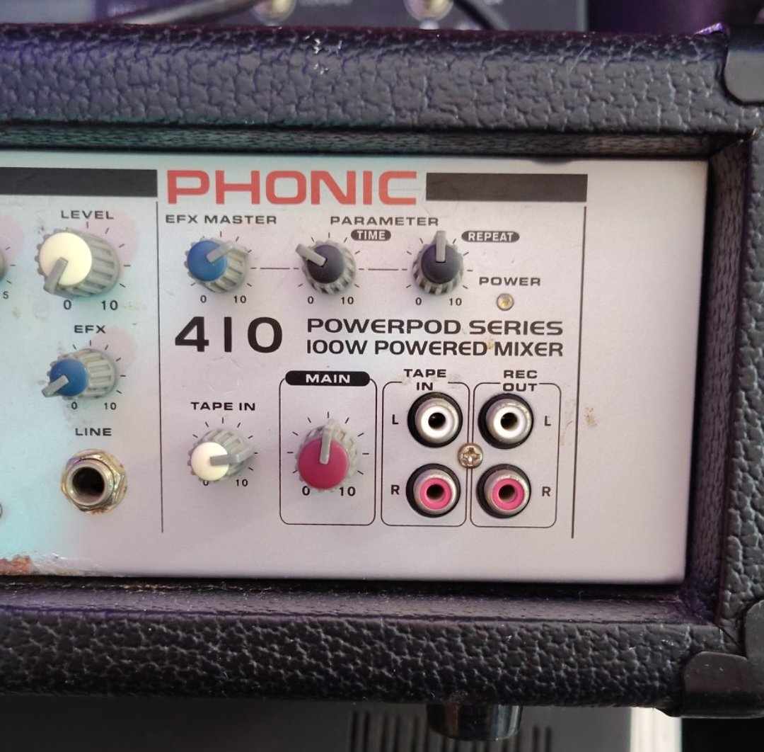 Phonic 410 PowerPod Series 100W Power Mixer