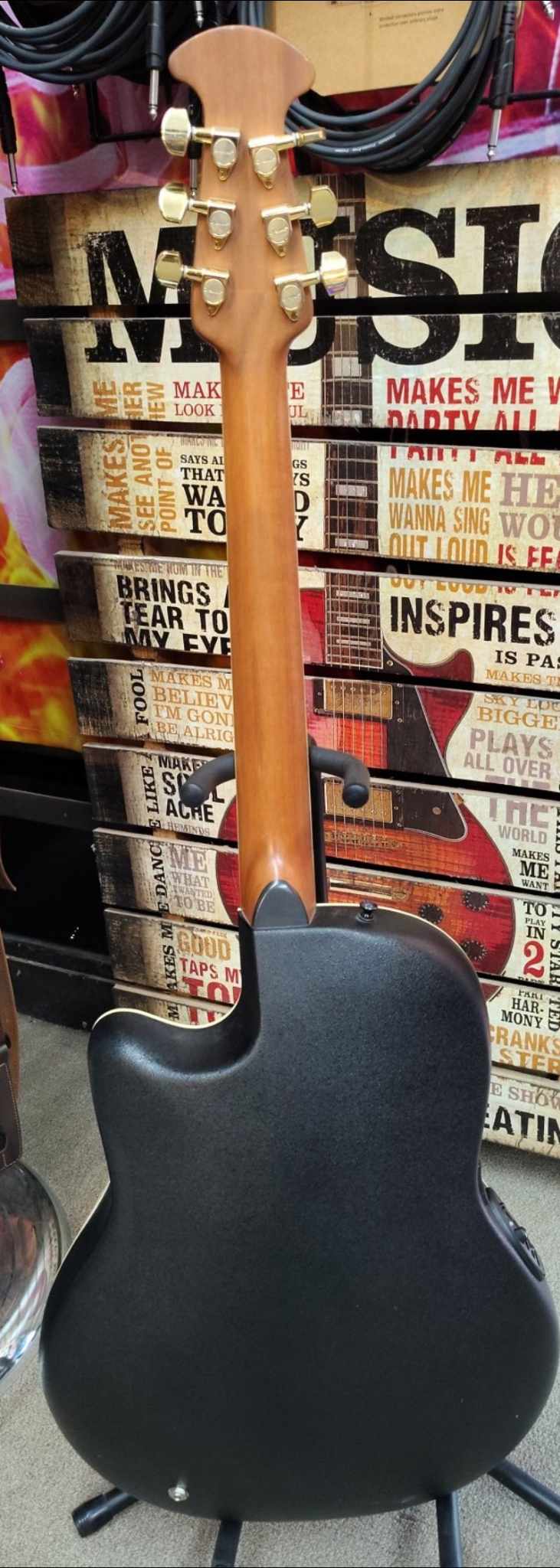 Ovation Celebrity CC 28 Acoustic Electric Guitar - Amber Waterfall Bubinga - Hardshell Case Included - 2000s