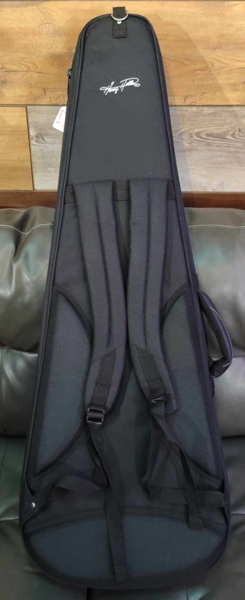 Wendell's Music Level 3 Electric Guitar Gig Bag - Zebra Print Interior