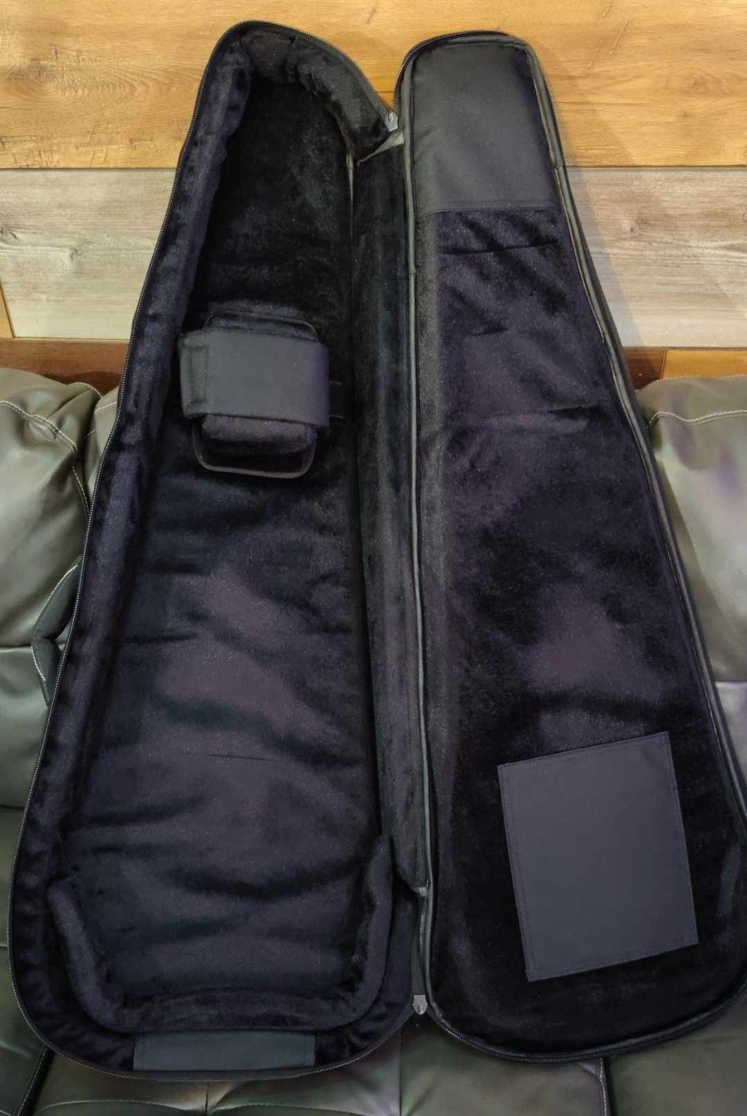 Wendell's Music Level 3 Electric Guitar Gig Bag - Leopard Print Interior