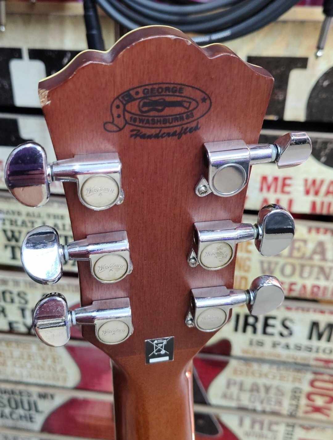 Washburn W D10 SCE - Fishman Preamp - Antique Tobacco Burst - 2015