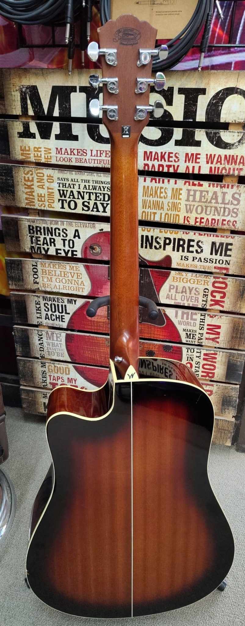 Washburn W D10 SCE - Fishman Preamp - Antique Tobacco Burst - 2015