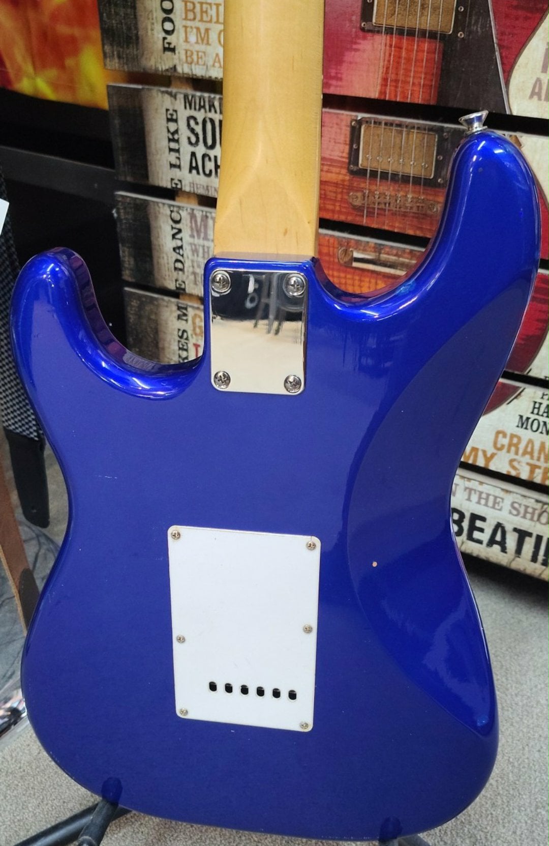 The Indigo Guild-caster – 70’s-Style Strat with Upgrades That Matter - Built from Parts. Made for Legends.