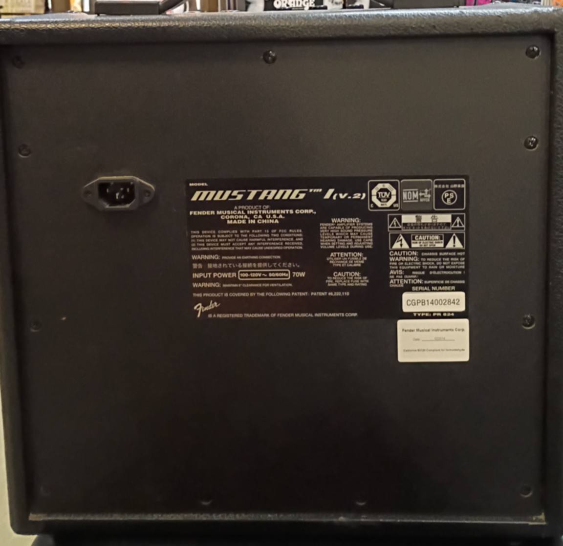 Fender Mustang 1 V.2 Modeling Guitar Combo