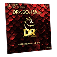 DR Dragon Skin+ 10-46 Coated Quantum Nickel Electric Guitar Strings