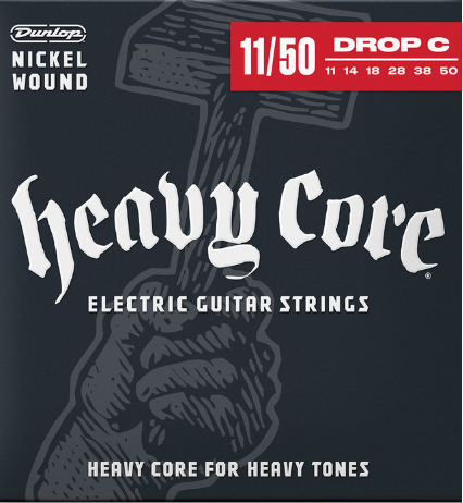 Dunlop HEAVY CORE ELECTRIC GUITAR STRINGS 11-50