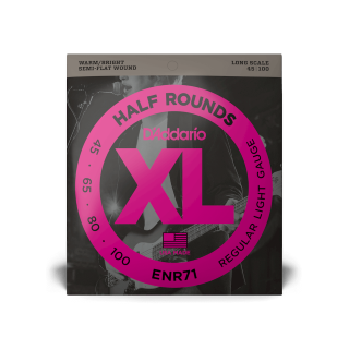 D'Addario ENR71 Half Rounds Light Bass Strings