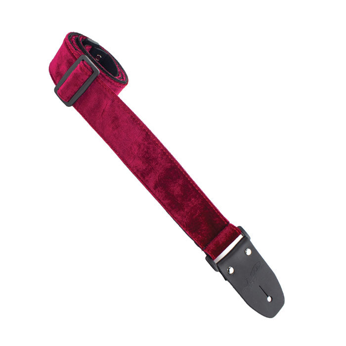 Henry Heller 2" wide Red CRUSHED VELVET