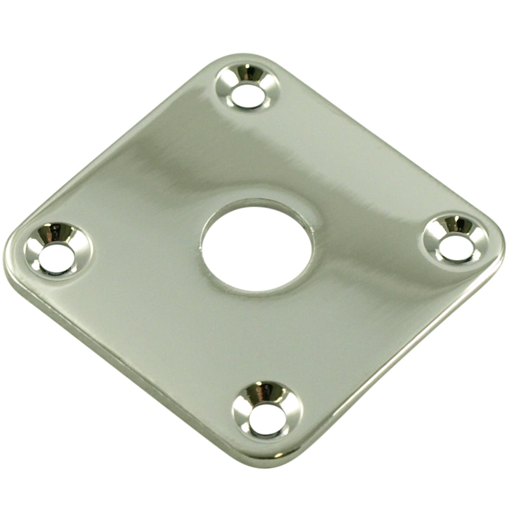 WD Square Jack Plate for Gibson Les Paul CHROME