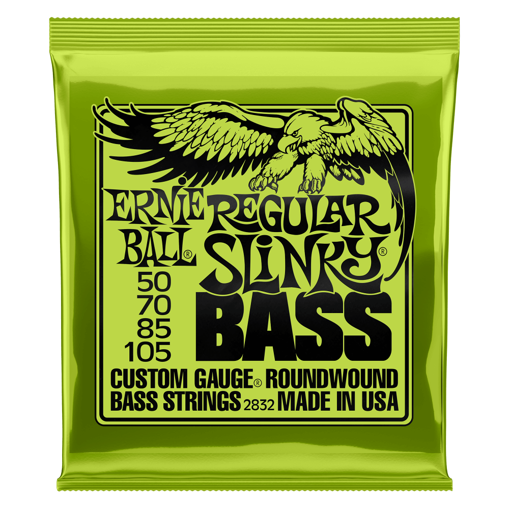 Ernie Ball Regular Slinky Bass Strings 50-105 Gauge