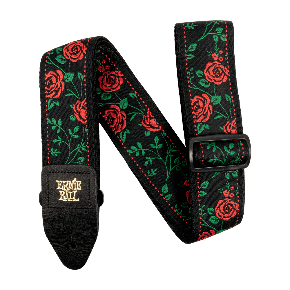 Ernie Ball Classic Jacquard Guitar Strap/Bass Strap - Spanish Rose