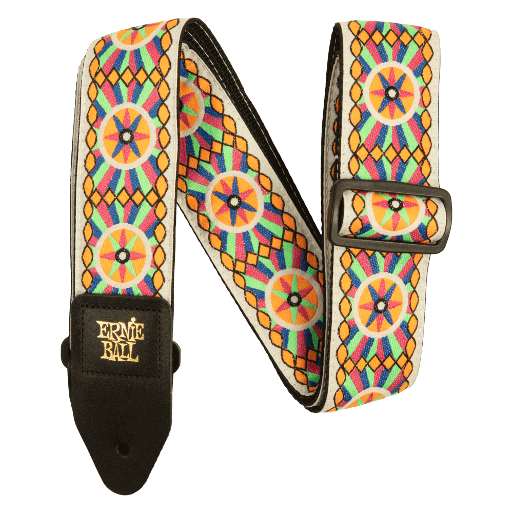 Ernie Ball Classic Jacquard Guitar Strap/Bass Strap - Candy Sun