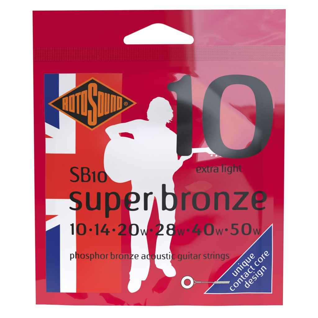 Rotosound SUPER BRONZE ACOUSTIC SB10 EXTRA LIGHT | 10-50 (1)