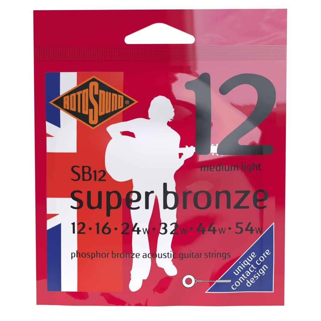 Rotosound SUPER BRONZE ACOUSTIC SB12 MEDIUM LIGHT | 12-54