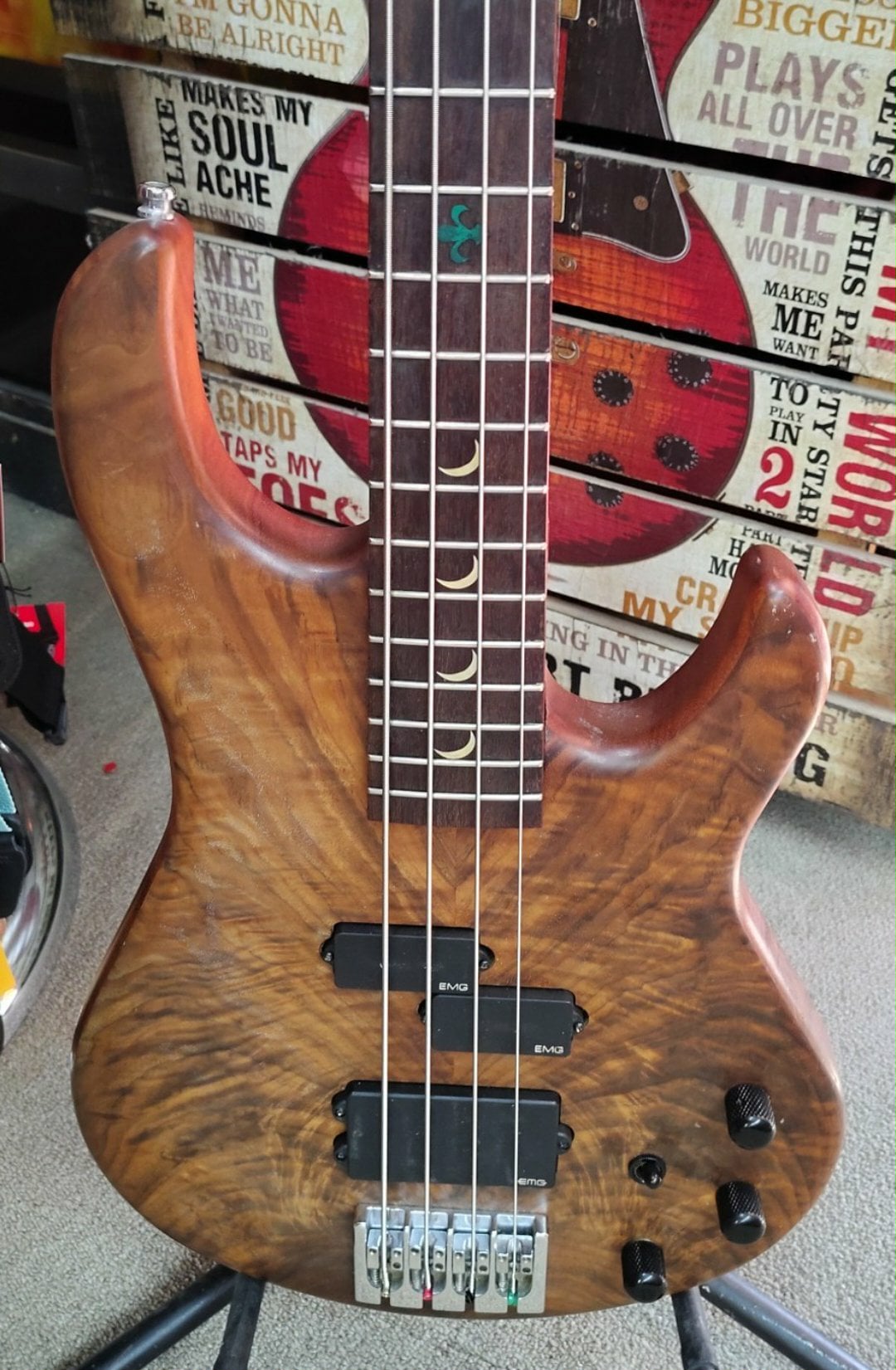 The Voodoo Master - Custom Made - One-Of-A-Kind - NOLA Bass w/EMG Pickups
