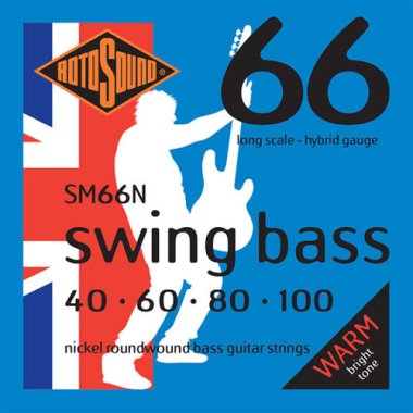 Rotosound SM66N Swing Bass 4-String Set 40-100, Nickel