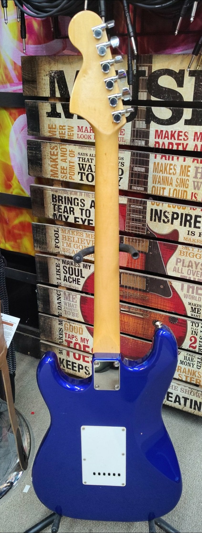 The Indigo Guild-caster – 70’s-Style Strat with Upgrades That Matter - Built from Parts. Made for Legends.