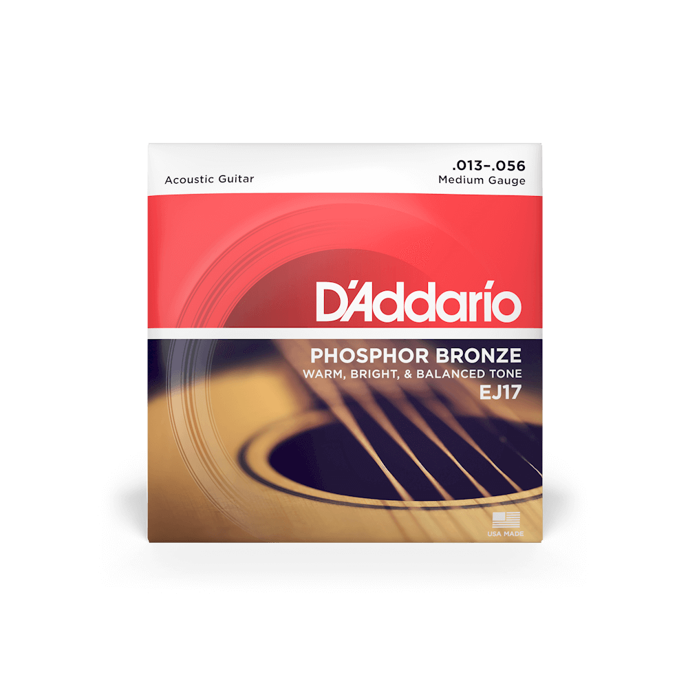 D'Addario EJ17 Phosphor Acoustic Strings 13-56