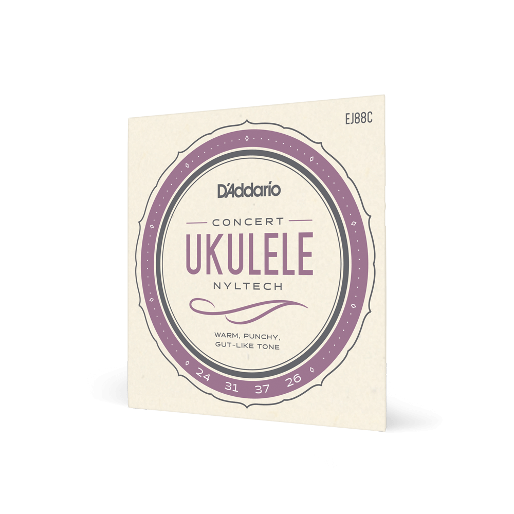D'Addario EJ88C Nyltech Ukulele Strings, Concert