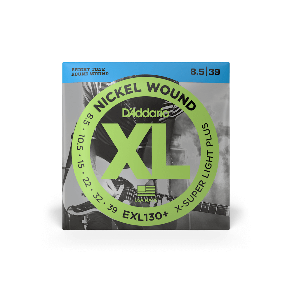 D'Addario EXL130+ 08.5-39 Extra Super Light Plus, XL Nickel