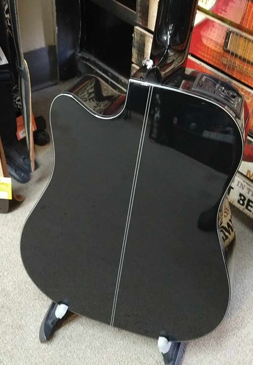 Takamine GD30CE-12 BLK G30 Series 12-String Dreadnought Cutaway Acoustic/Electric Guitar Available in Requinto Tuning