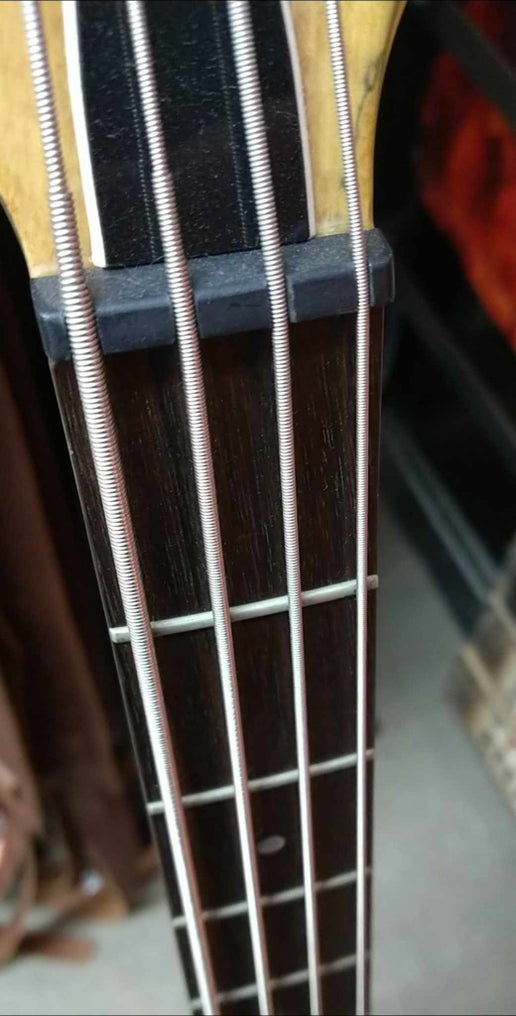 LTD B-204 SM Bass Guitar – Play it, Feel it, Love it (Used, but Still Stunning) Spalted Maple, Natural Satin