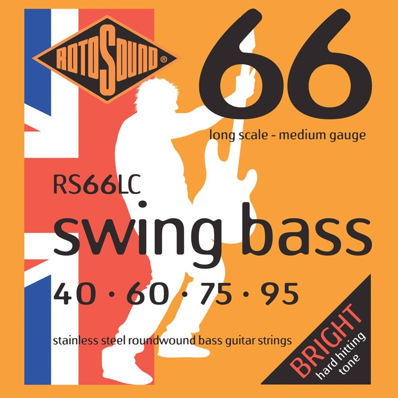 Rotosound Swing Bass RS66LC Stainless Steel 40-95
