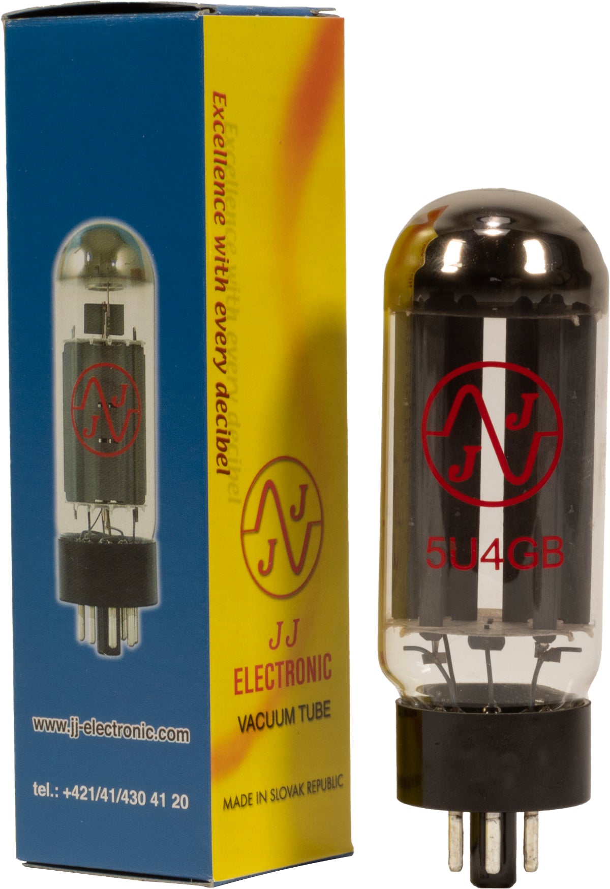 5U4GB, JJ Electronic, Full Wave Rectifier, Vacuum Tube