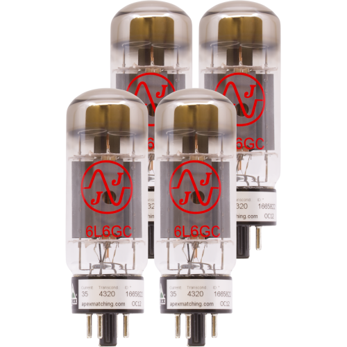 JJ Electronics Vacuum Tube - 6L6GC, matched quad burned in