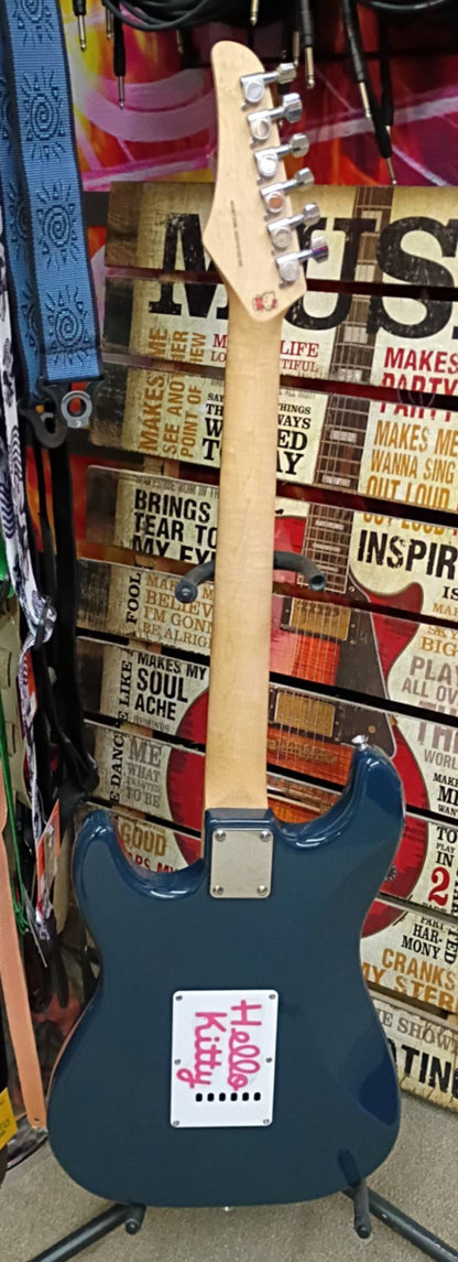 Hello Kitty Motif – Strat Style – Rare "Namaste!" Hello Kitty Pez Dispenser and Gig Bag Included! NGW 135B - Big Fun - Serious Tone