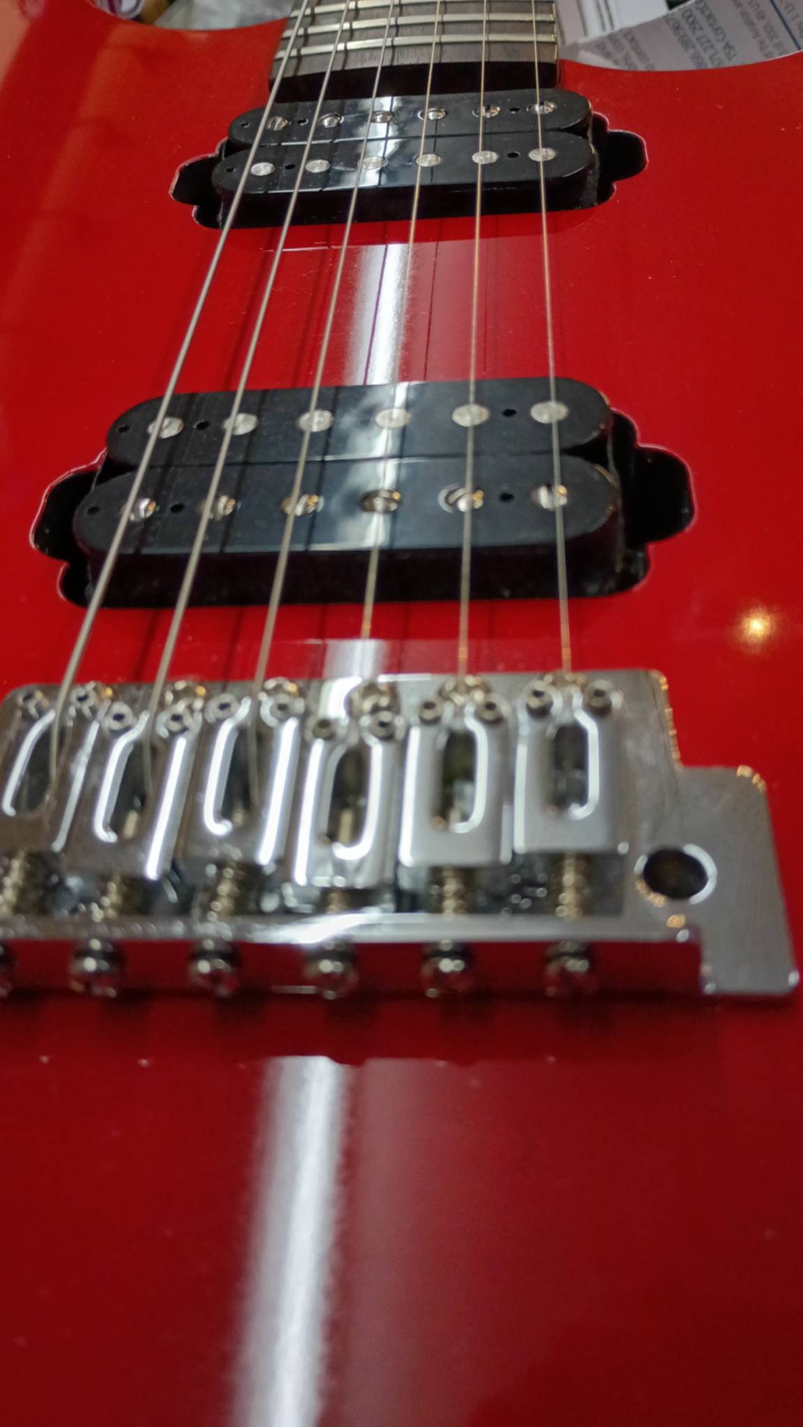 Samick SS70R Double Cut Electric Guitar – Candy Apple Red