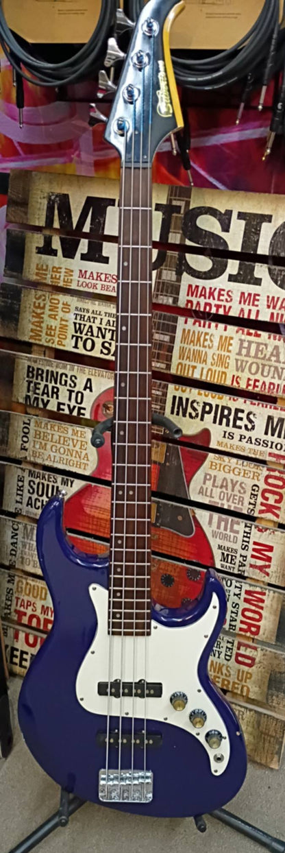 Midnight Blue Redemption: Silvertone J-Type Bass (Shockingly Good Edition)