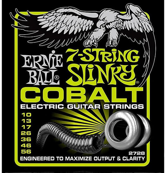 Ernie Ball 7-String Slinky 10-56 Cobalt