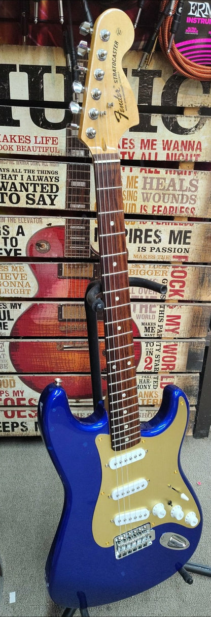 The Indigo Guild-caster – 70’s-Style Strat with Upgrades That Matter - Built from Parts. Made for Legends.