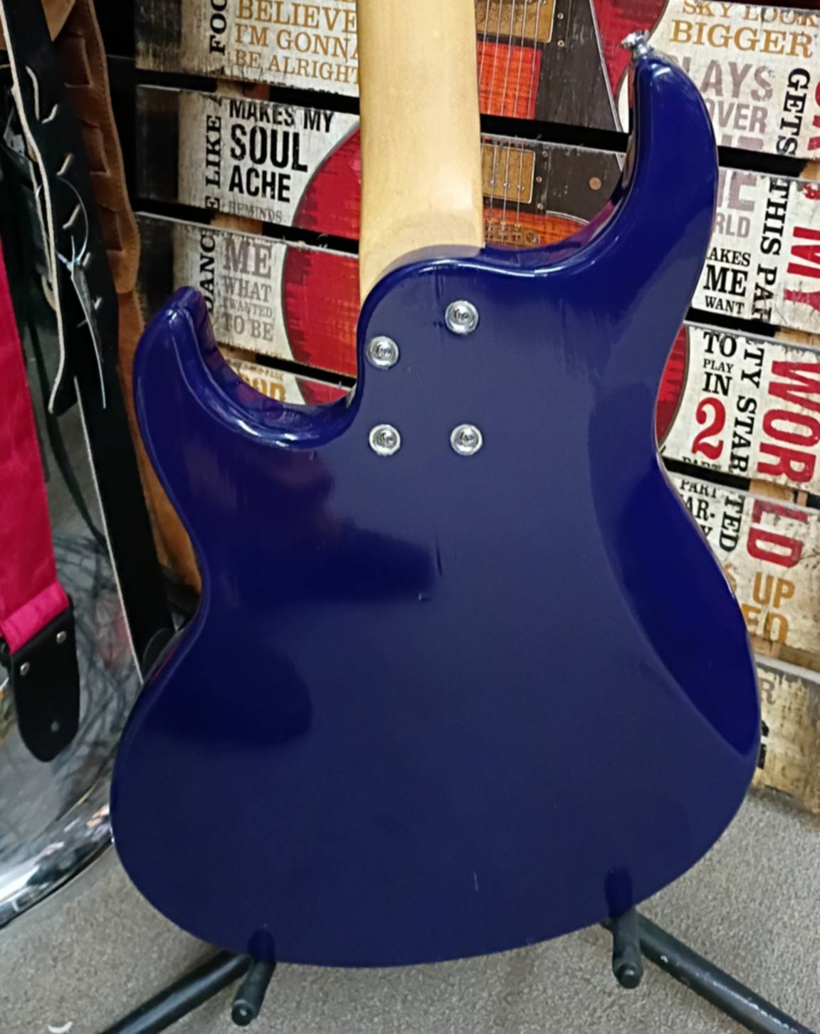 Midnight Blue Redemption: Silvertone J-Type Bass (Shockingly Good Edition)