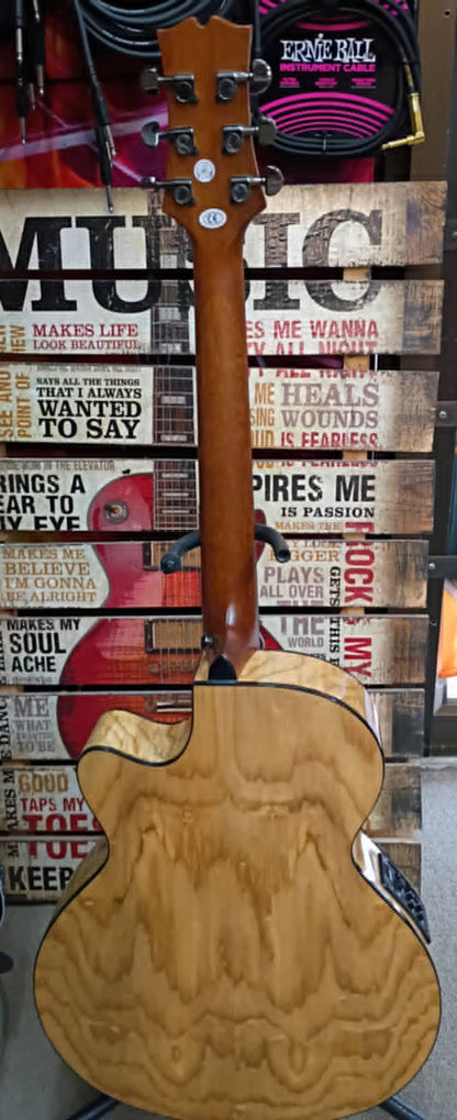 🎸 Mitchell MX430QABNAT Exotic Series Acoustic-Electric – Showroom Condition