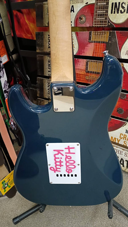 Hello Kitty Motif – Strat Style – Rare "Namaste!" Hello Kitty Pez Dispenser and Gig Bag Included! NGW 135B - Big Fun - Serious Tone