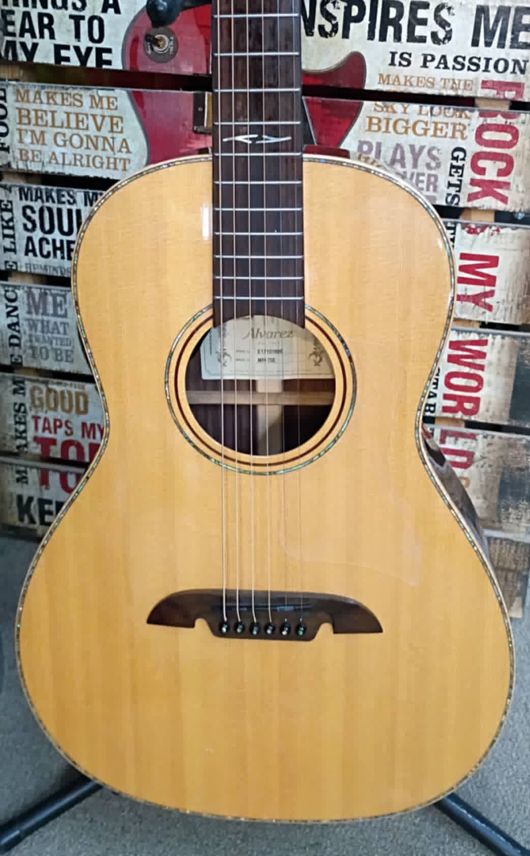 Alvarez MPA70E Masterworks Parlor Acoustic-Electric - 2017 – All Solid Rosewood & Spruce w/OHSC