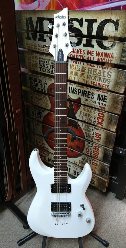 Schecter C-6 Deluxe Satin White (SWHT)