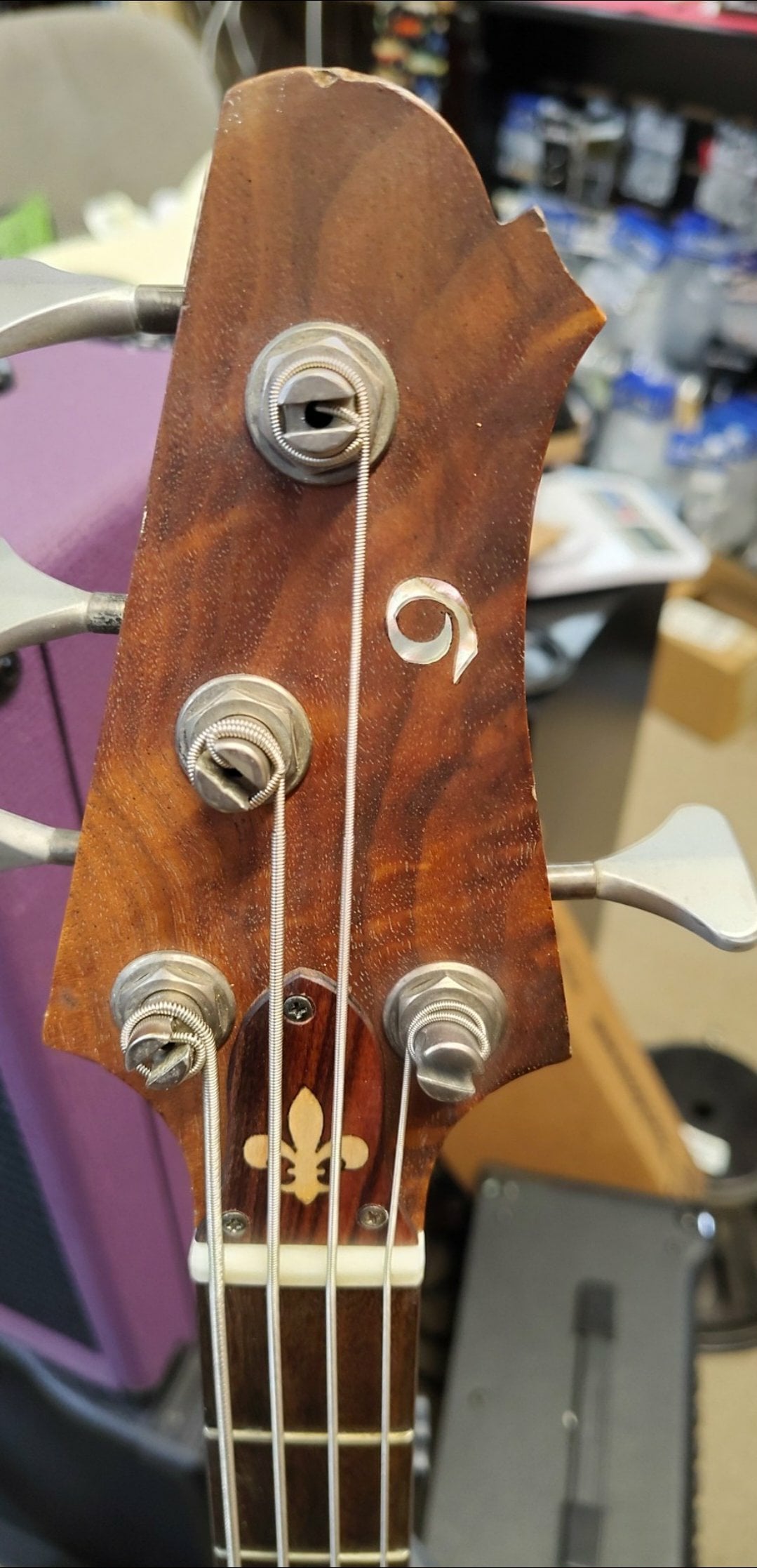 The Voodoo Master - Custom Made - One-Of-A-Kind - NOLA Bass w/EMG Pickups