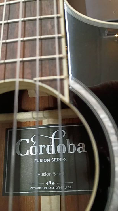 Cordoba Fusion 5 Jet – Nylon Acoustic-Electric w/ Fishman Pickup