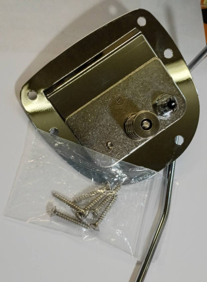 Jazzmaster-Style Floating Tremolo Tailpiece Assembly – Chrome