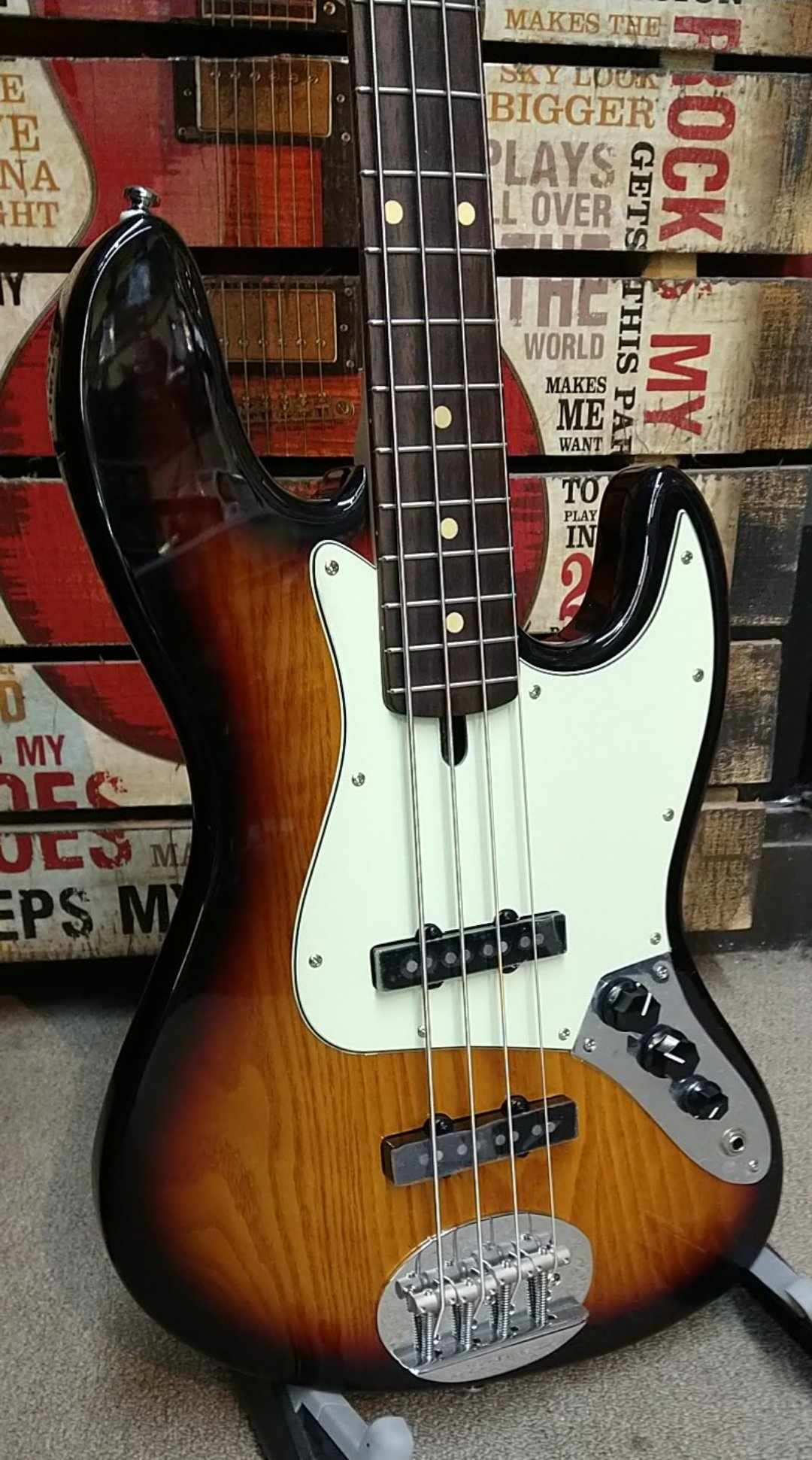 Lakland Skyline 44-60 J Vintage Style Bass in Sunburst w/ Rosewood Fretboard