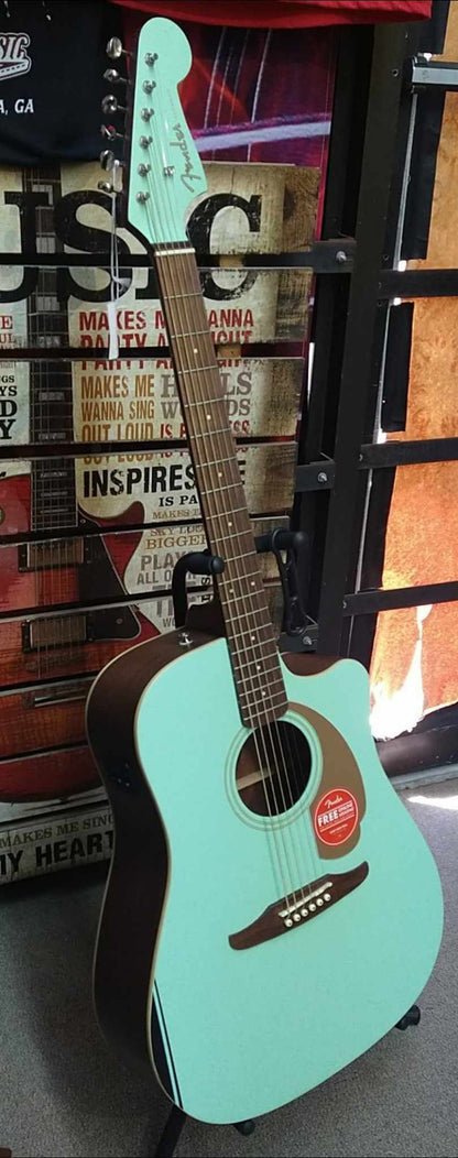 Fender Redondo Player Acoustic-Electric, Surf Green